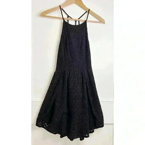Abercrombie  & Fitch Lacey Black Dress Size Xs
